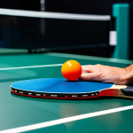 **

"A close-up of a clean ping-pong racket, focusing on the rubber surface. The surface is pristine and shows excellent grip. In the background, a blurred image of a ping-pong table and a hand reaching out to pick up a ball.  Focus on high detail, clean textures, and professional product photography.  Safe for work, appropriate content, fully clothed (implied background players), modest setting, family-friendly."

**