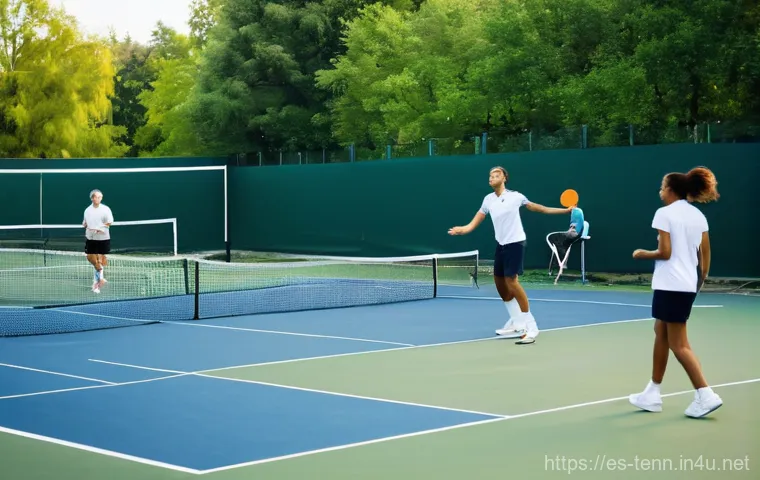 테니스 경기장 대여 꿀팁 - **Prompt 1: Seamless Court Booking with a Modern App**
"A young, energetic woman in athletic ten... 테니스 경기장 대여 꿀팁 - **Prompt 1: Seamless Court Booking with a Modern App**
"A young, energetic woman in athletic ten...